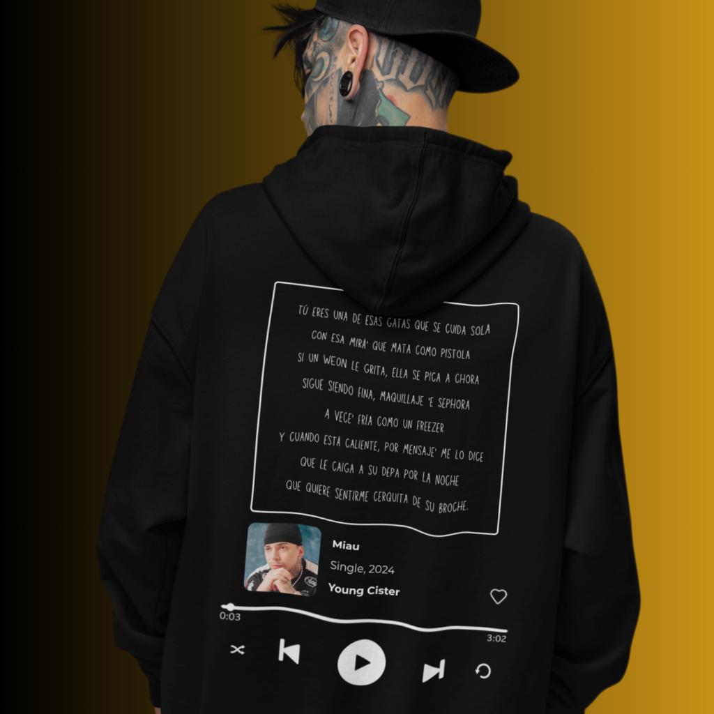 Hoodie Oversize: Young Cister - Miau