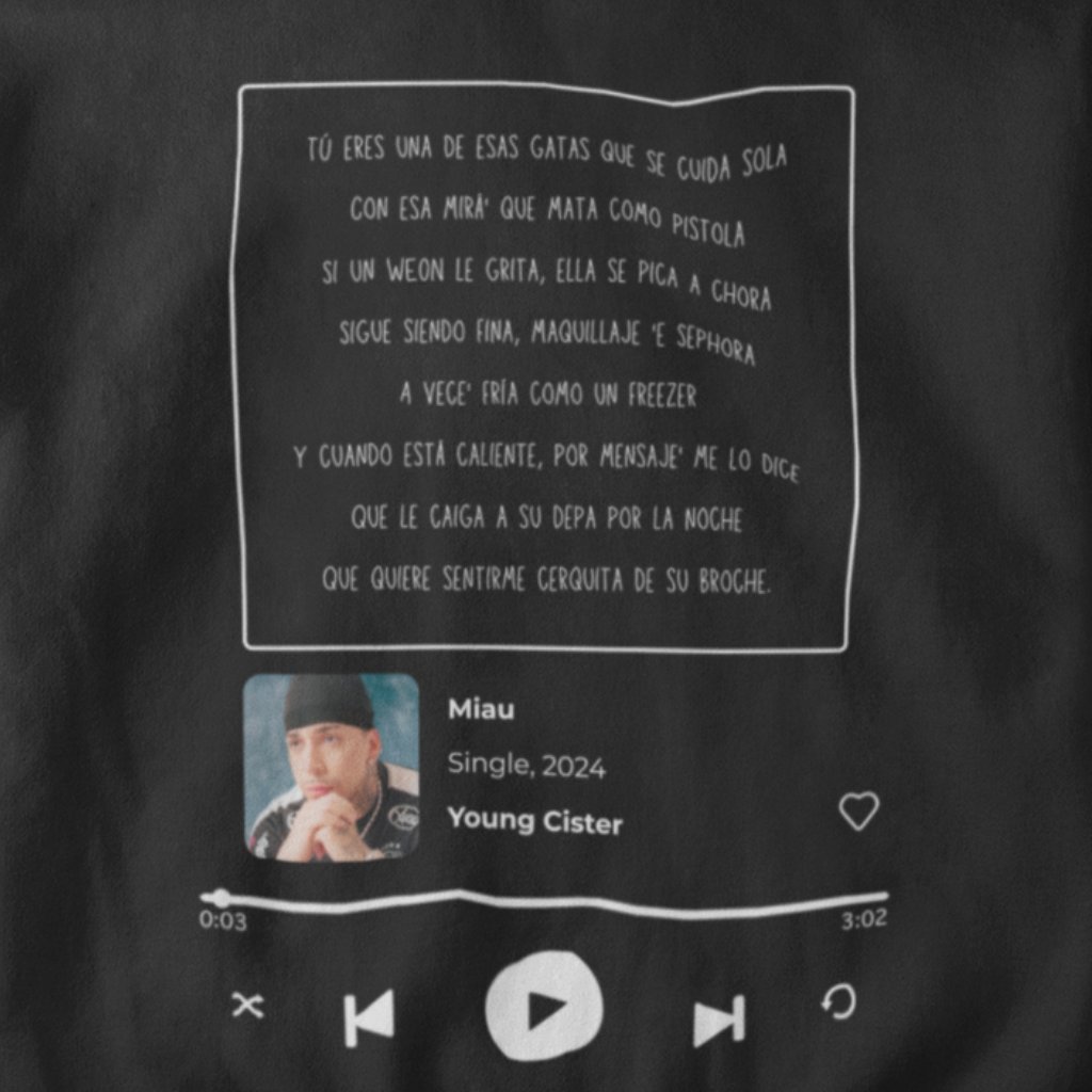 Hoodie Oversize: Young Cister - Miau