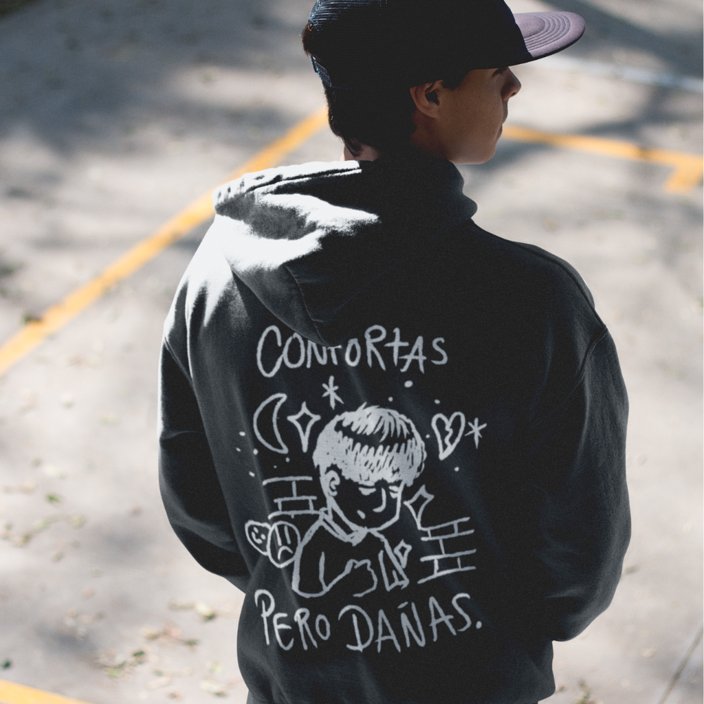 Hoodie Oversize: Kidd Voodoo - Confortas Pero Dañas